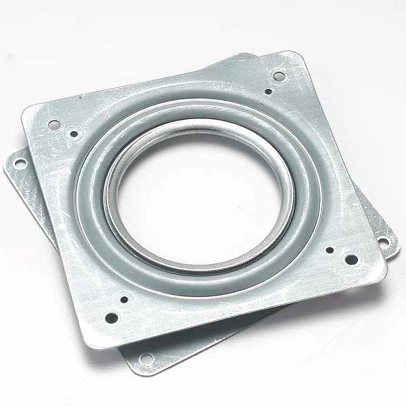 Flat Square Lazy Susan 4" 5/16" T Capacity 300 lbs